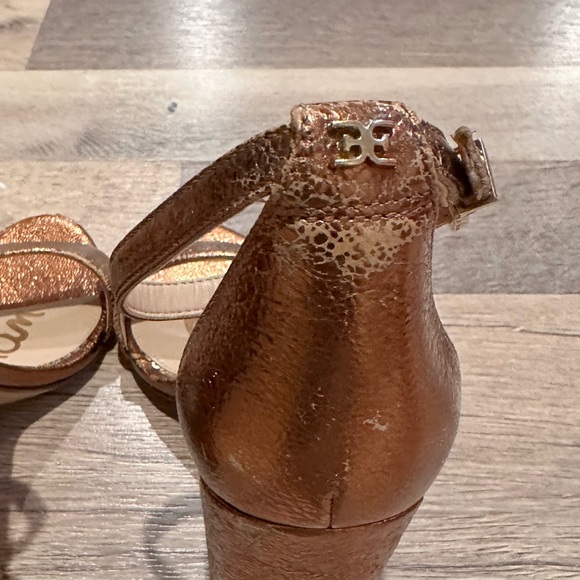 Sam Edelman Women's Bronze Heeled Sandals - Picture 5 of 5